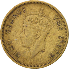 HONG KONG, 10 Cents, 1950, KM #25, EF(40-45), Nickel-Brass, 20.5, 4.52