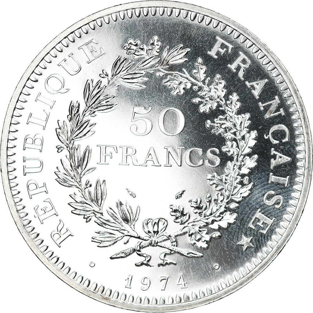 Monnaie, France, Hercule, 50 Francs, 1974, Paris, FDC, Argent, Gadoury:882