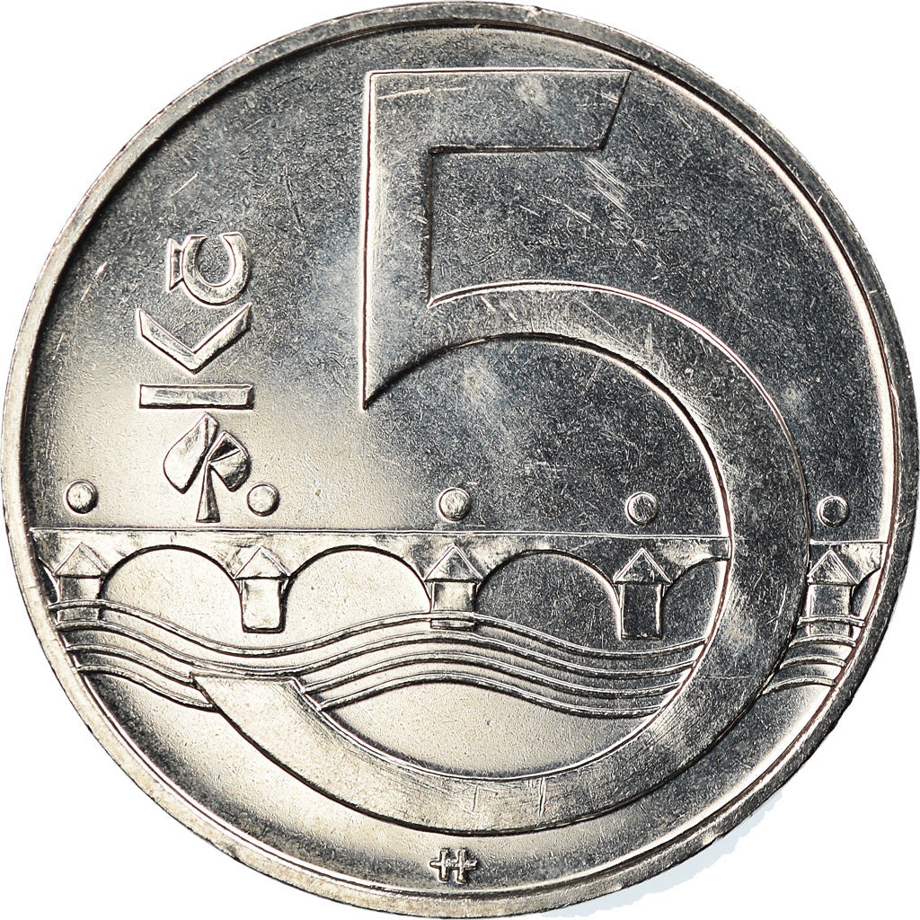 Monnaie, République Tchèque, 5 Korun, 2006, FDC, Nickel plated steel, KM:8