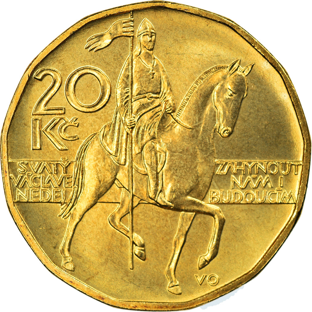 Moneta, Repubblica Ceca, 20 Korun, 2006, FDC, Acciaio placcato ottone, KM:5