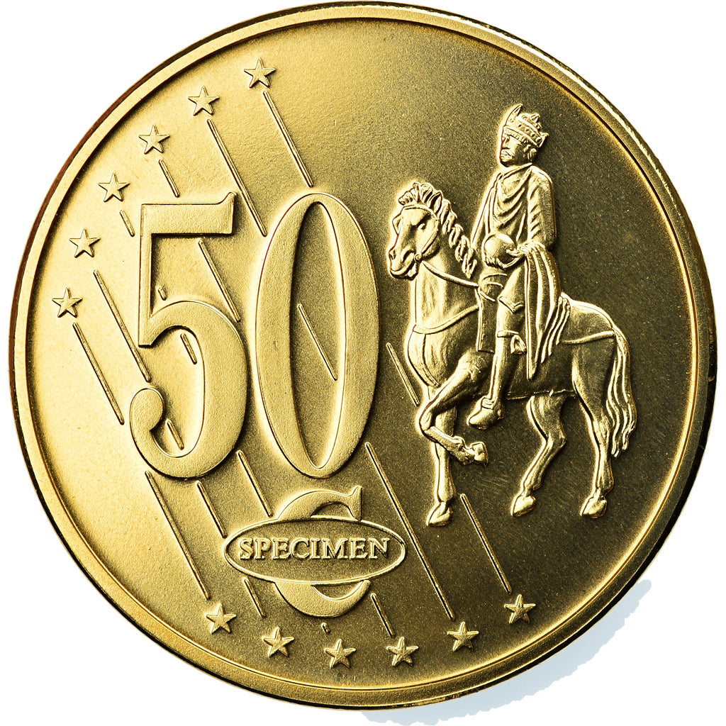 Vatican, 50 Euro Cent, 2011, unofficial private coin, MS(65-70), Brass