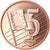 Vaticano, 5 Euro Cent, 2011, unofficial private coin, MS(65-70), Aço Cromado a
