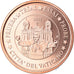 Vatican, 2 Euro Cent, 2011, unofficial private coin, MS(65-70), Copper Plated