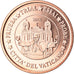 Vaticano, Euro Cent, 2011, unofficial private coin, FDC, Acciaio placcato rame