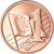 Vaticano, Euro Cent, 2011, unofficial private coin, FDC, Cobre chapado en acero