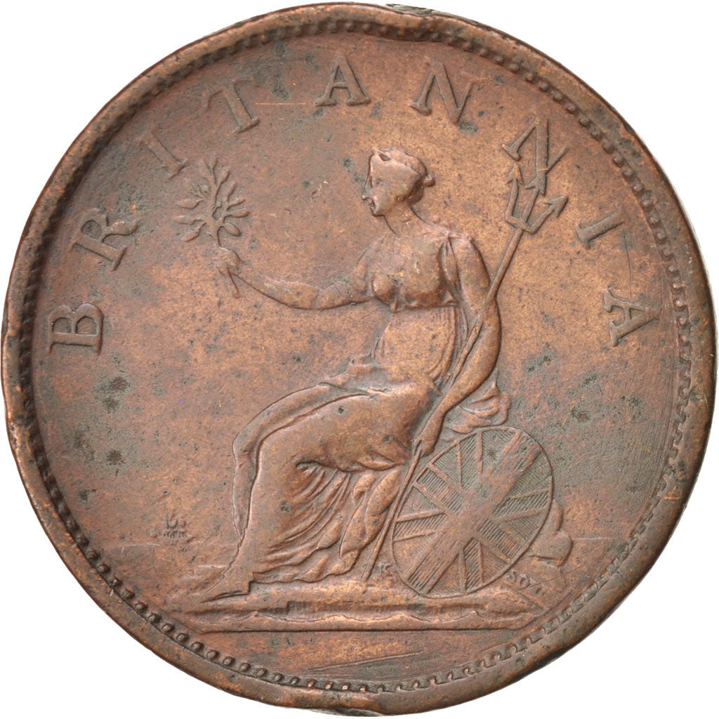 Great Britain, Penny, 1806, KM #663, VF(30-35), Copper, 18.57