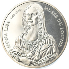 France, Token, Musée du Louvre - Mona lisa, MS(65-70), Silver