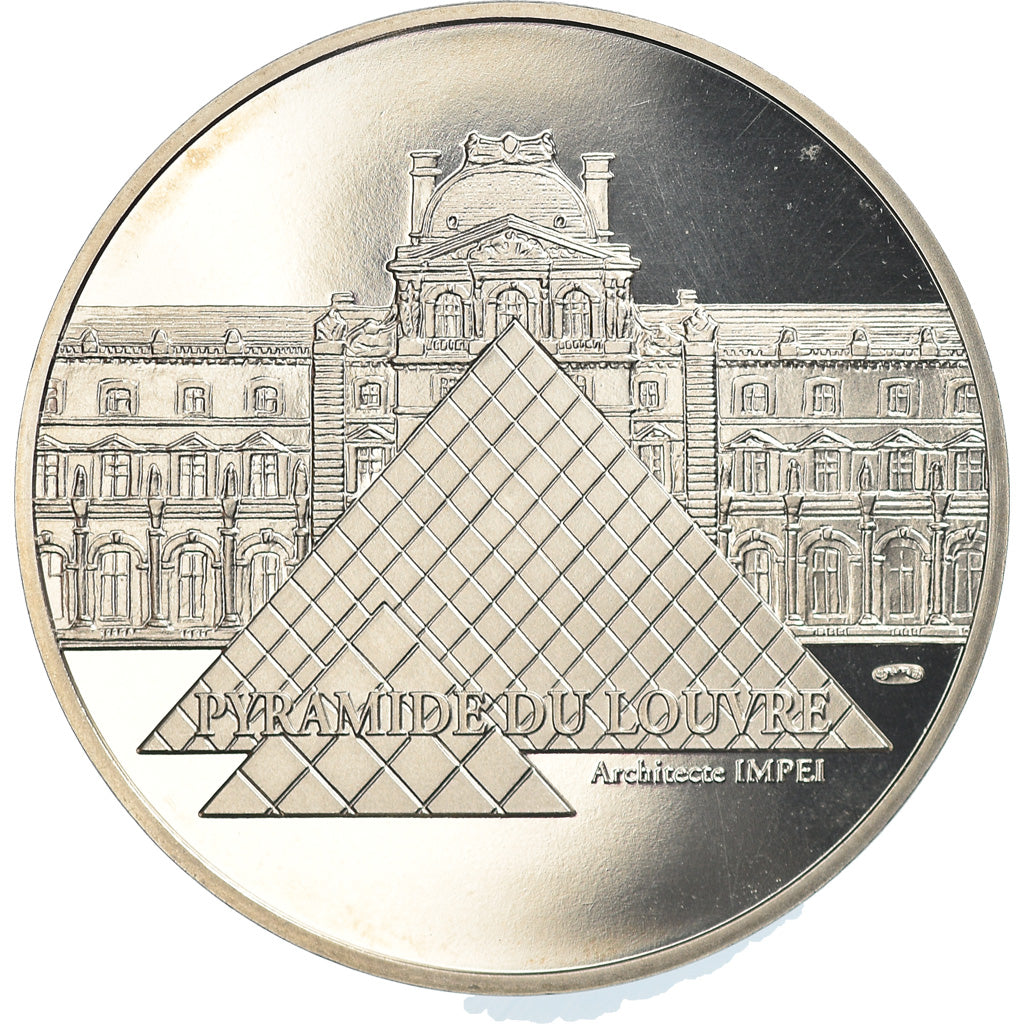 France, Token, Musée du Louvre - Mona lisa, MS(65-70), Silver