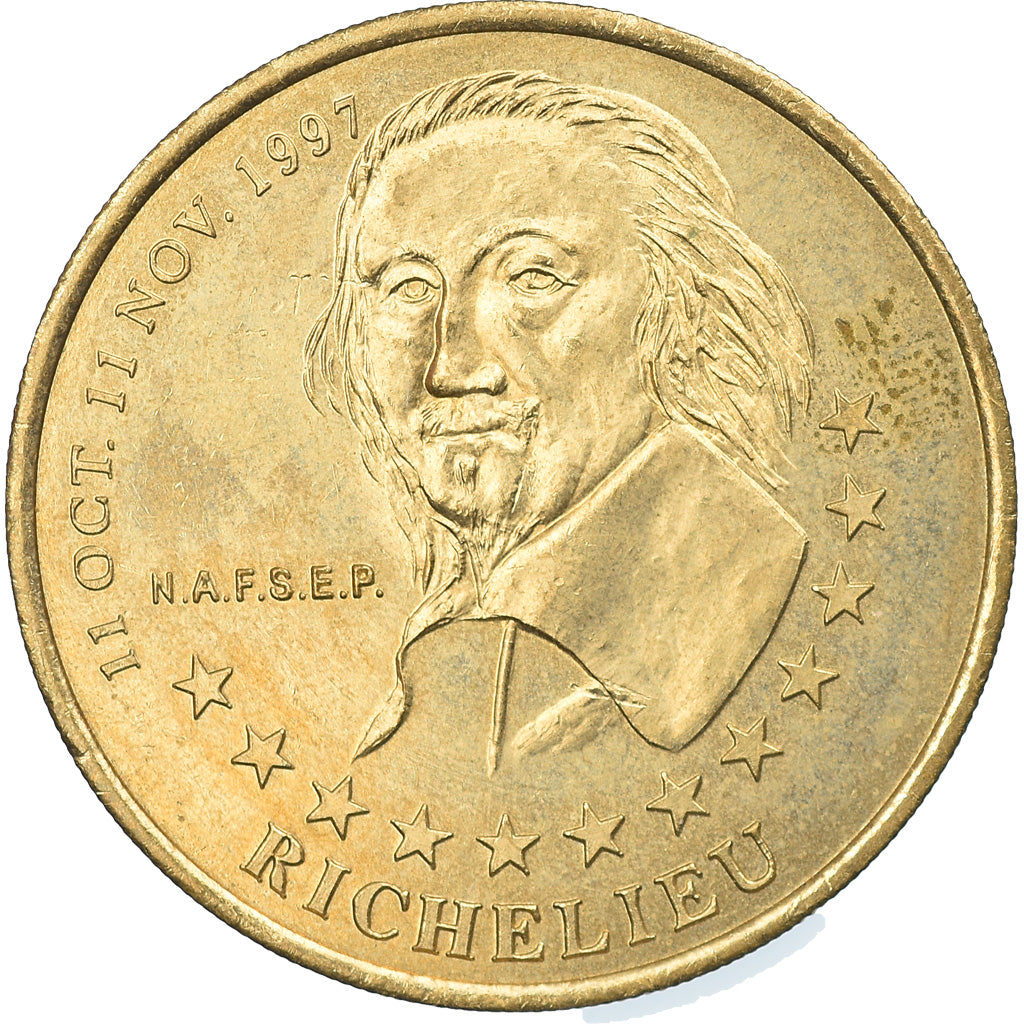 France, Euro, Euro des Villes, 1997, Tours et de Touraine - Richelieu, EF(40-45)