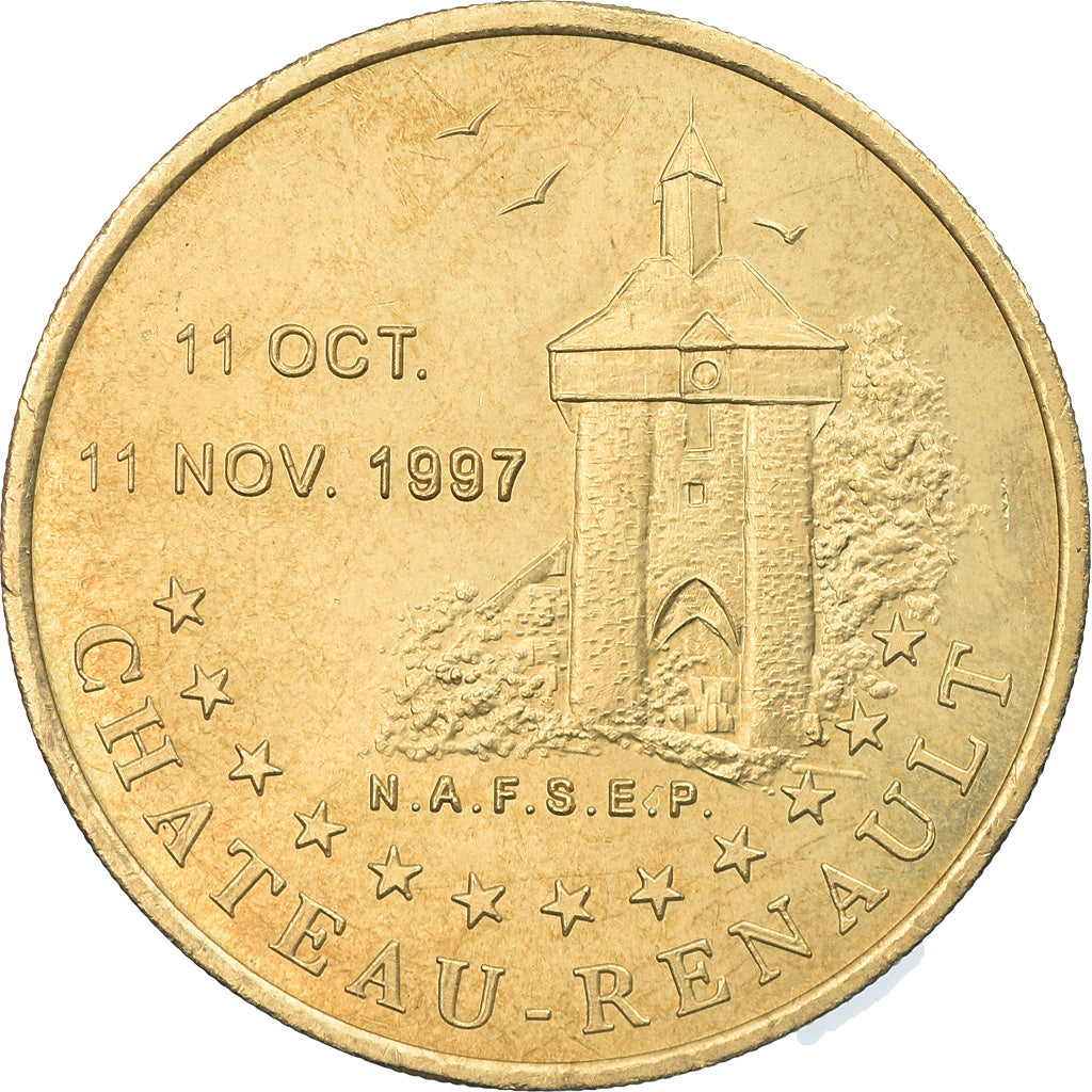 France, Euro, Euro des Villes, 1997, Tours et de Touraine - Chateau-Renault