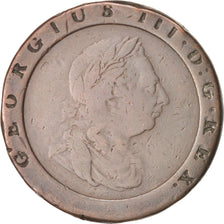 Coin, Great Britain, George III, 2 Pence, 1797, VF(20-25), Copper, KM:619