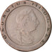 Moneta, Wielka Brytania, George III, 2 Pence, 1797, VF(20-25), Miedź, KM:619