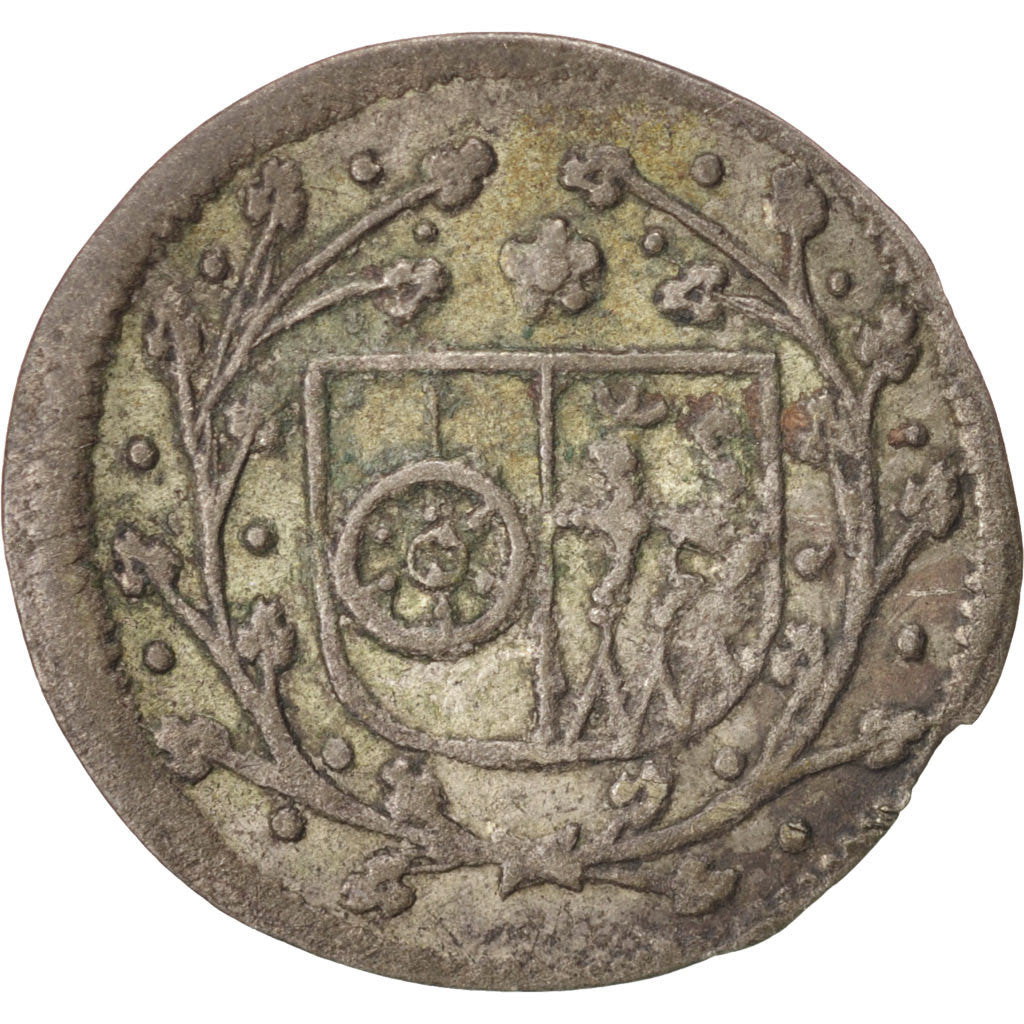 Coin, German States, MAINZ, Lothar Franz, Kreuzer, 1718, EF(40-45), Silver