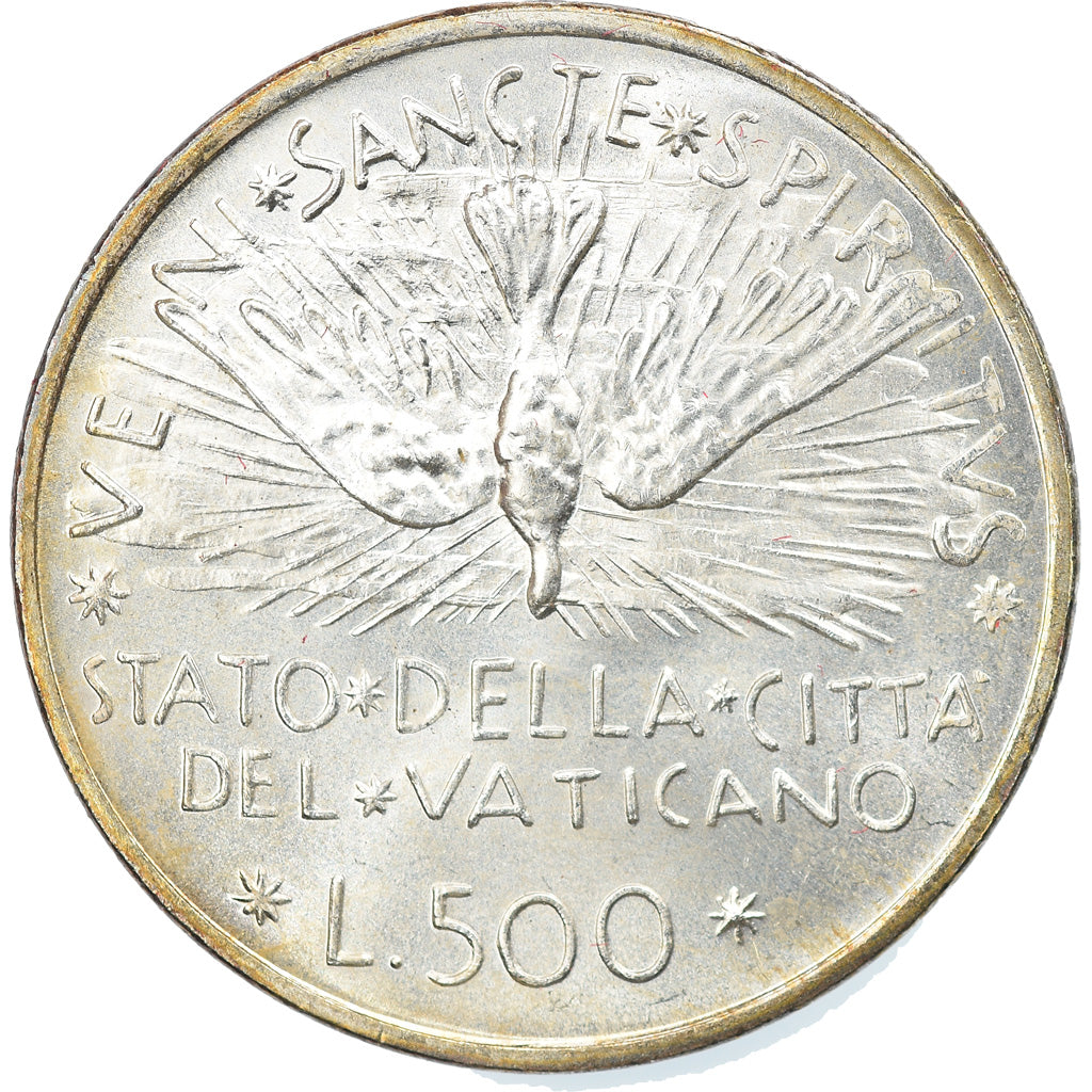 Coin, VATICAN CITY, Sede Vacante, 500 Lire, 1978, Roma, MS(65-70), Silver