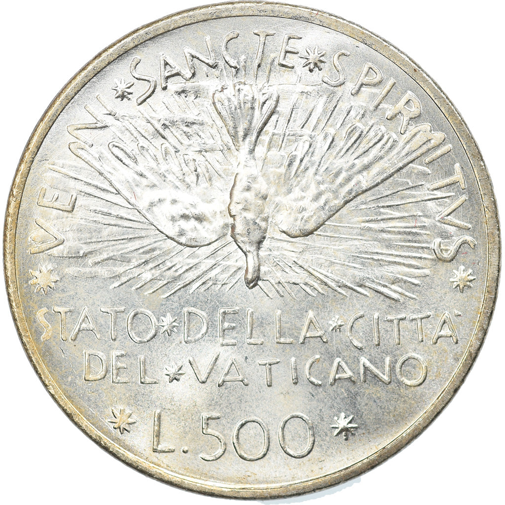Coin, VATICAN CITY, Sede Vacante, 500 Lire, 1978, Roma, MS(65-70), Silver