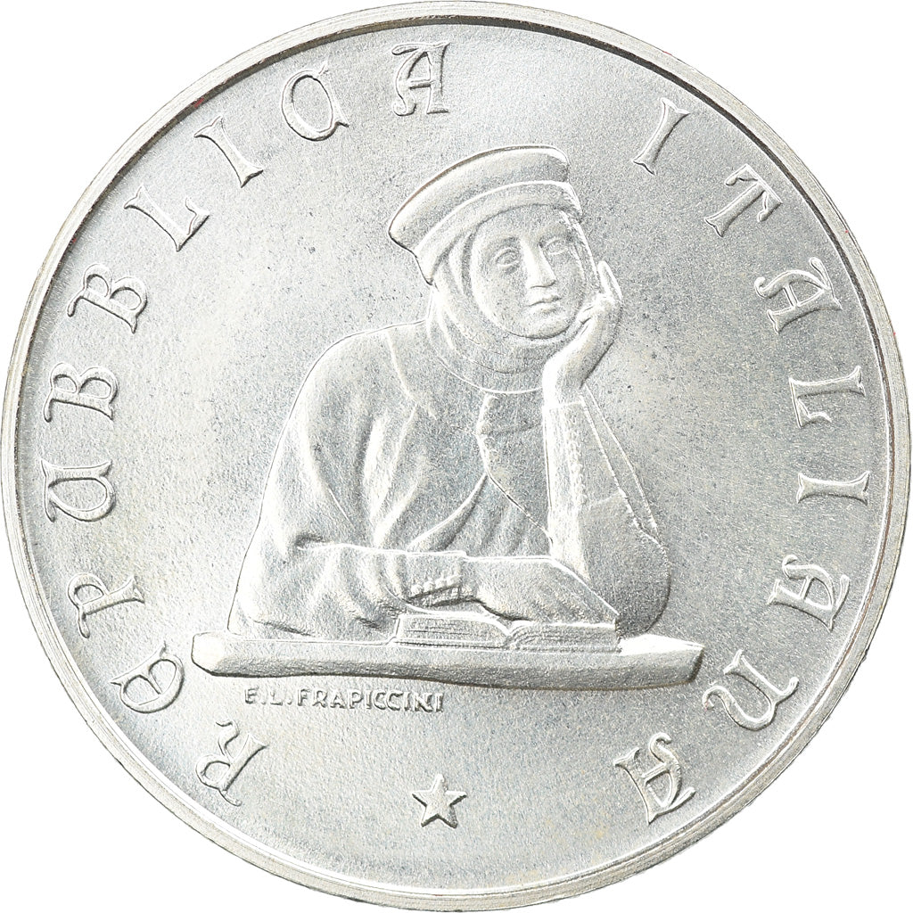 Coin, Italy, 200 Lire, 1988, Rome, MS(65-70), Silver, KM:128