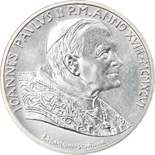 Coin, VATICAN CITY, John Paul II, 500 Lire, 1996, Roma, MS(65-70), Silver