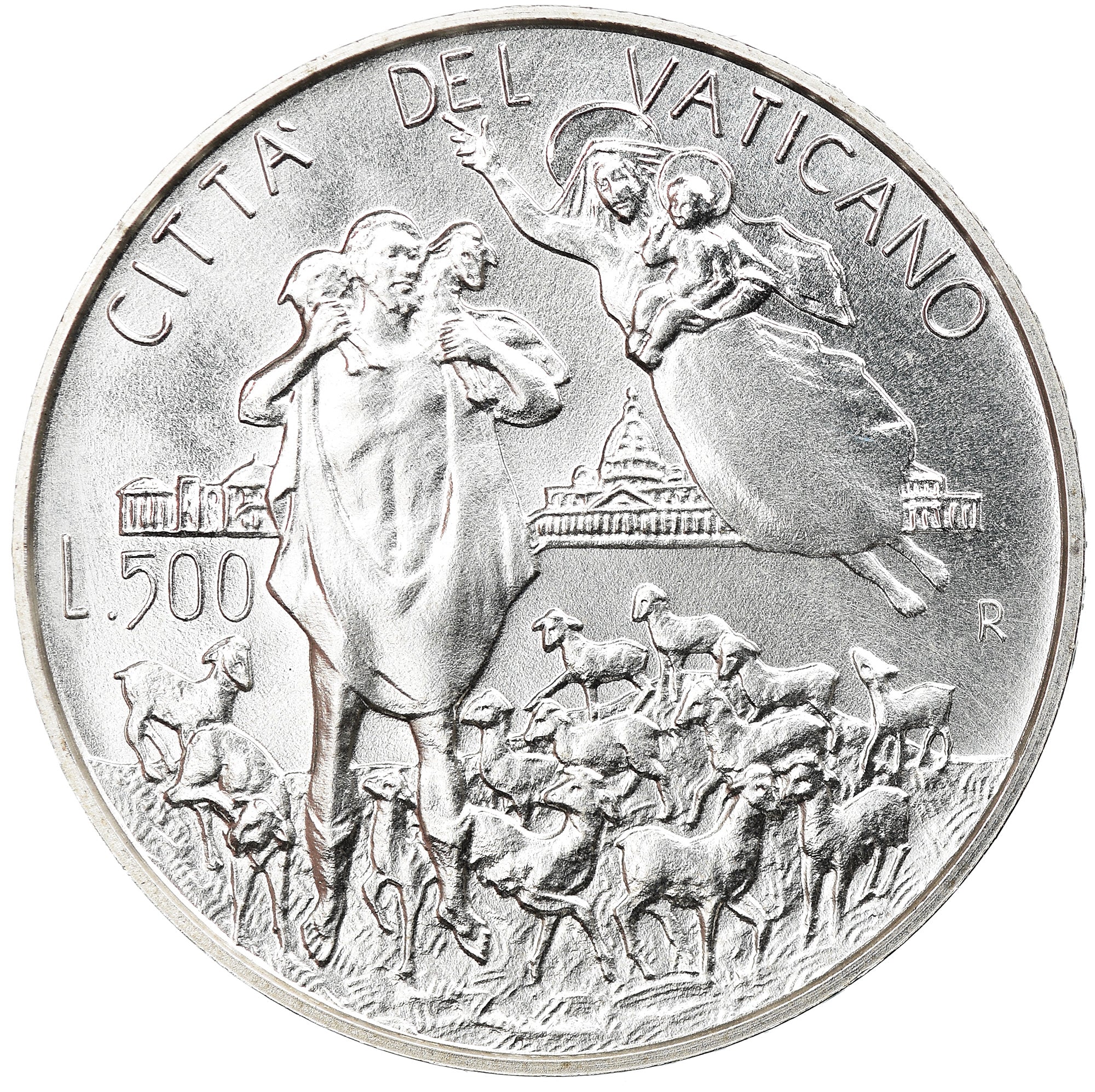 Moneta, CITTÀ DEL VATICANO, John Paul II, 500 Lire, 1996, Roma, FDC, Argento