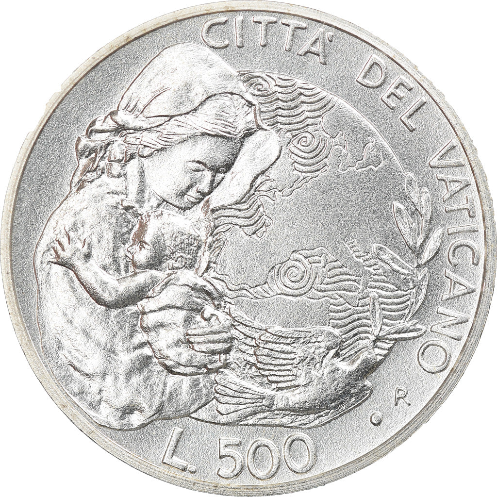 Münze, Vatikanstadt, John Paul II, 500 Lire, 1995, Roma, STGL, Silber, KM:259