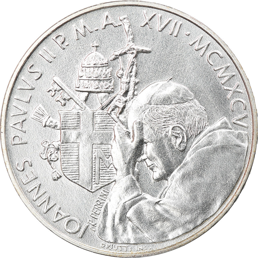 Münze, Vatikanstadt, John Paul II, 500 Lire, 1995, Roma, STGL, Silber, KM:259