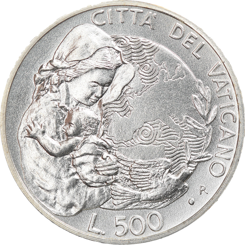 Münze, Vatikanstadt, John Paul II, 500 Lire, 1995, Roma, STGL, Silber, KM:259