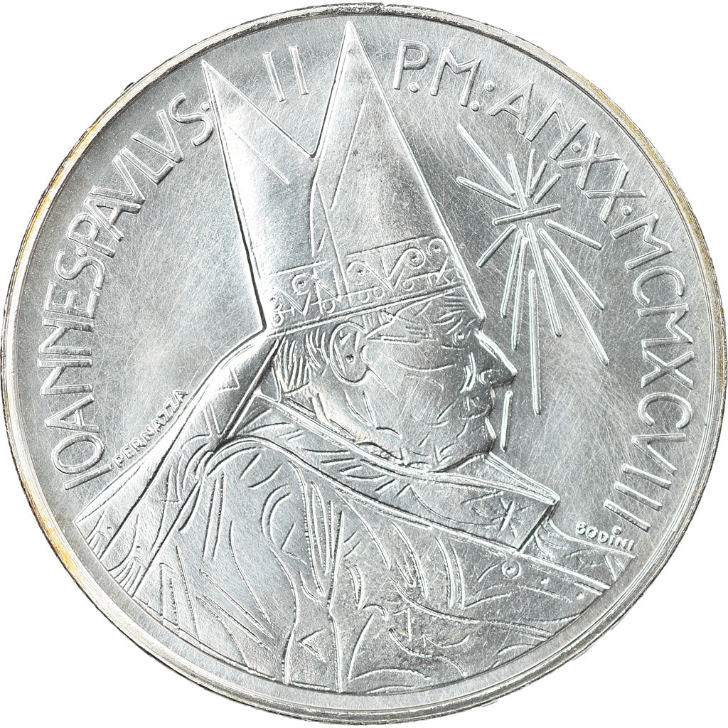 Moneta, PAŃSTWO WATYKAŃSKIE, John Paul II, 500 Lire, 1998, Roma, MS(65-70)