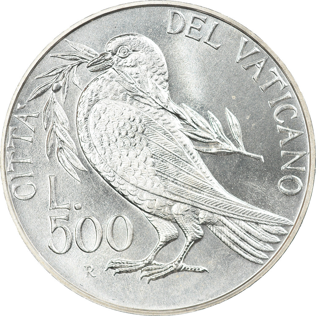Coin, VATICAN CITY, John Paul II, 500 Lire, 1993, Roma, MS(65-70), Silver