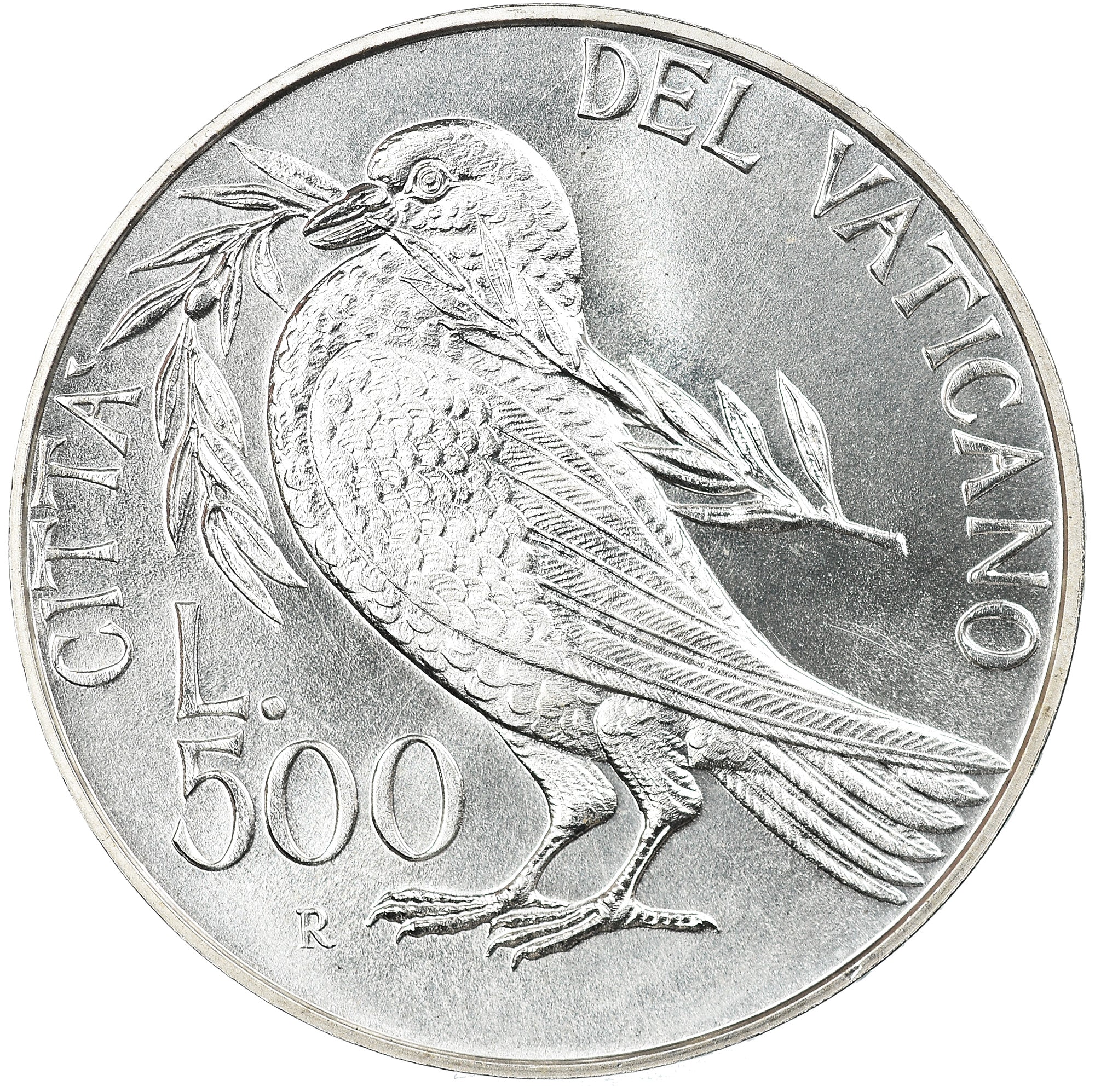 Coin, VATICAN CITY, John Paul II, 500 Lire, 1993, Roma, MS(65-70), Silver