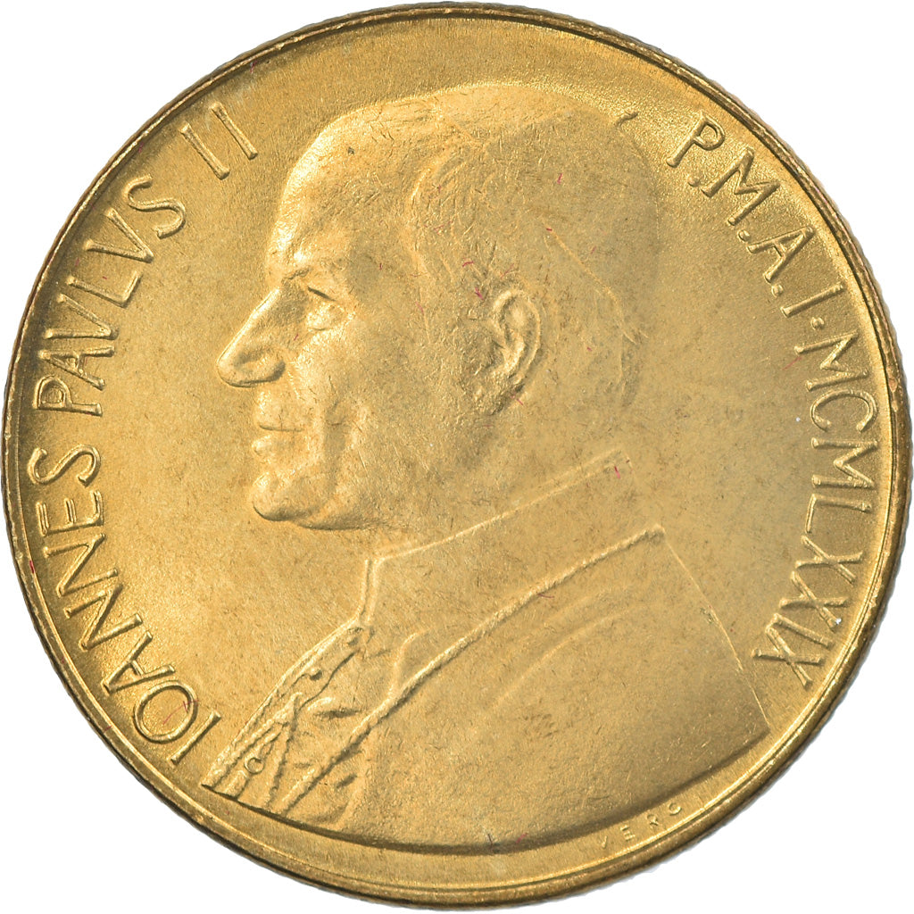 Coin, VATICAN CITY, John Paul II, 200 Lire, 1979, Roma, MS(65-70)