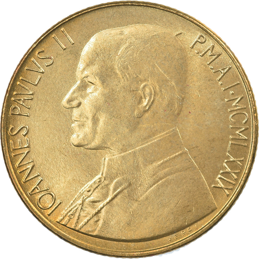 Coin, VATICAN CITY, John Paul II, 200 Lire, 1979, Roma, MS(65-70)