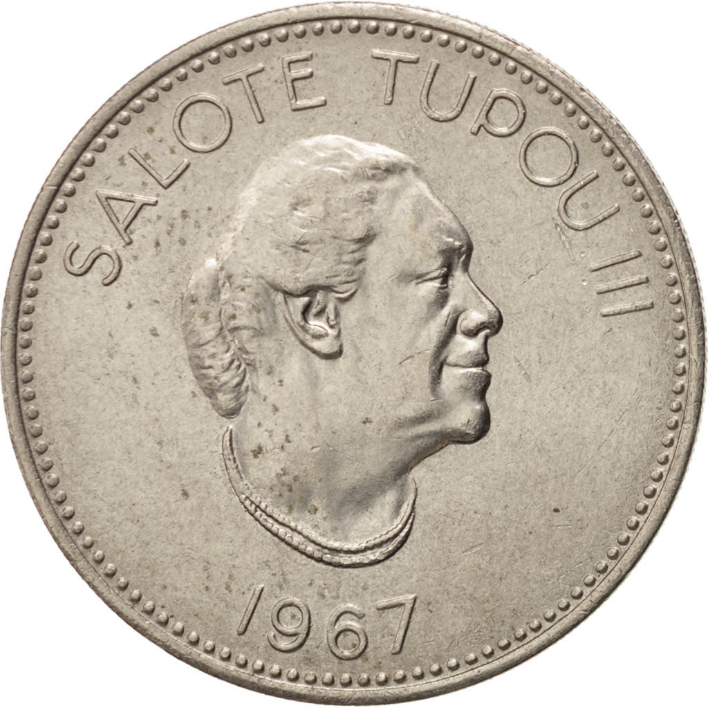 Tonga, 20 Seniti Salote Tupou III 1967, KM 8