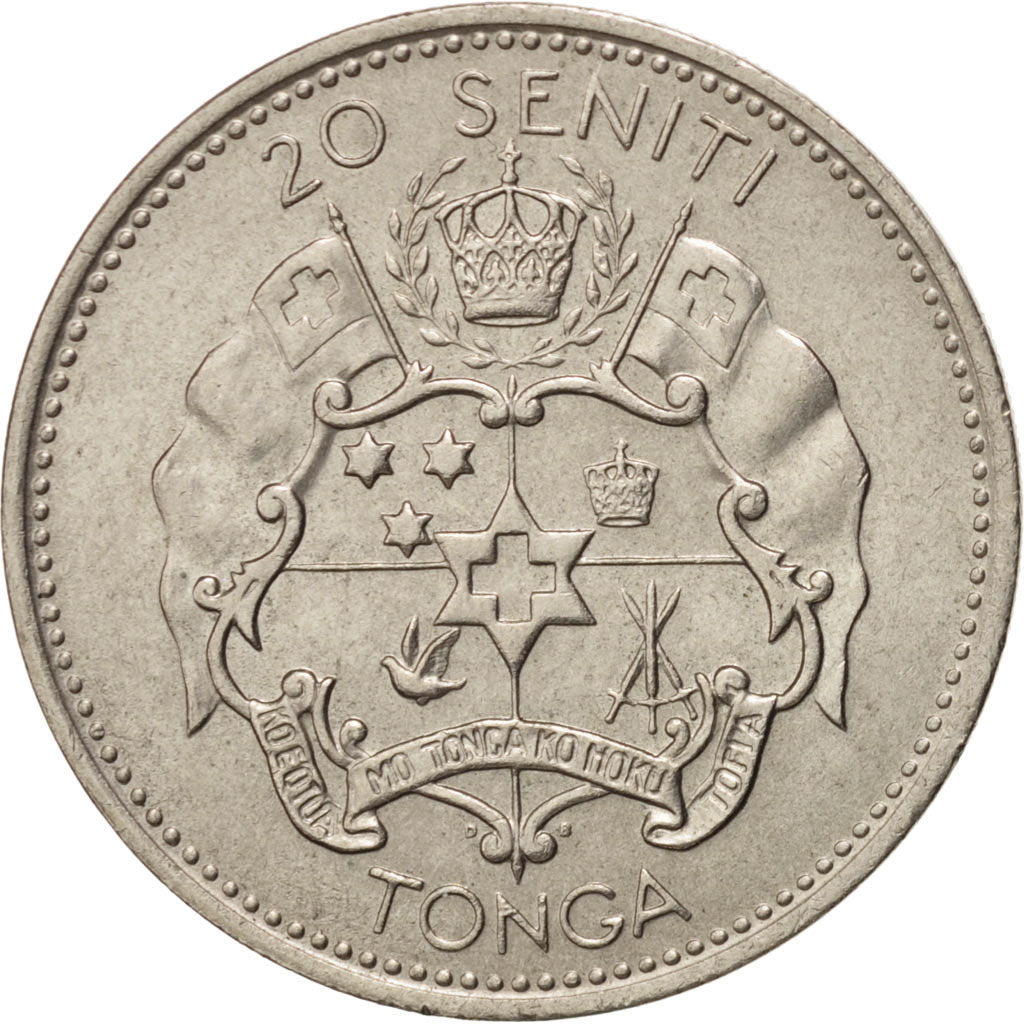 Tonga, 20 Seniti Salote Tupou III 1967, KM 8