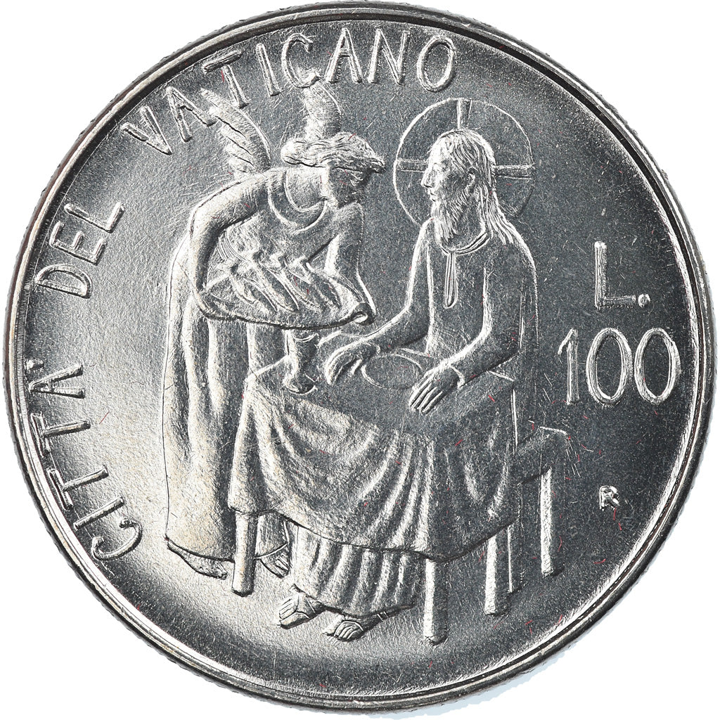 Moneta, CITTÀ DEL VATICANO, John Paul II, 100 Lire, 1981, Roma, FDC, Acciaio