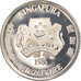 Coin, Singapore, 5 Cents, 1985, Singapore Mint, Proof, MS(65-70), Silver, KM:50a