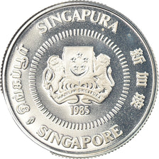 Coin, Singapore, 10 Cents, 1985, Singapore Mint, Proof, MS(65-70), Silver