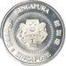 Coin, Singapore, 10 Cents, 1985, Singapore Mint, Proof, MS(65-70), Silver