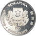 Coin, Singapore, 20 Cents, 1985, Singapore Mint, Proof, MS(65-70), Silver