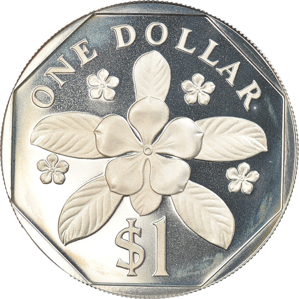 Coin, Singapore, Dollar, 1985, Singapore Mint, Proof, MS(65-70), Silver, KM:54a