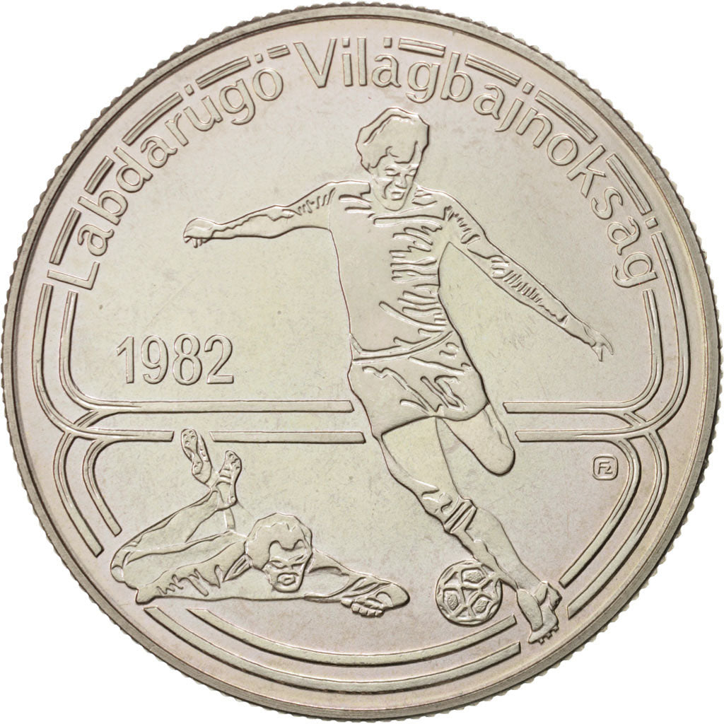Coin, Hungary, 100 Forint, Szaz, 1982, MS(63), Copper-nickel, KM:626