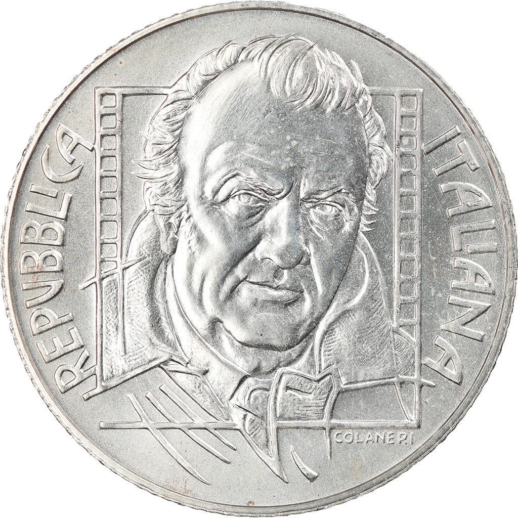 Italia, 5 Euro, Federico Fellini, 2005, Rome, FDC, Argento, KM:255