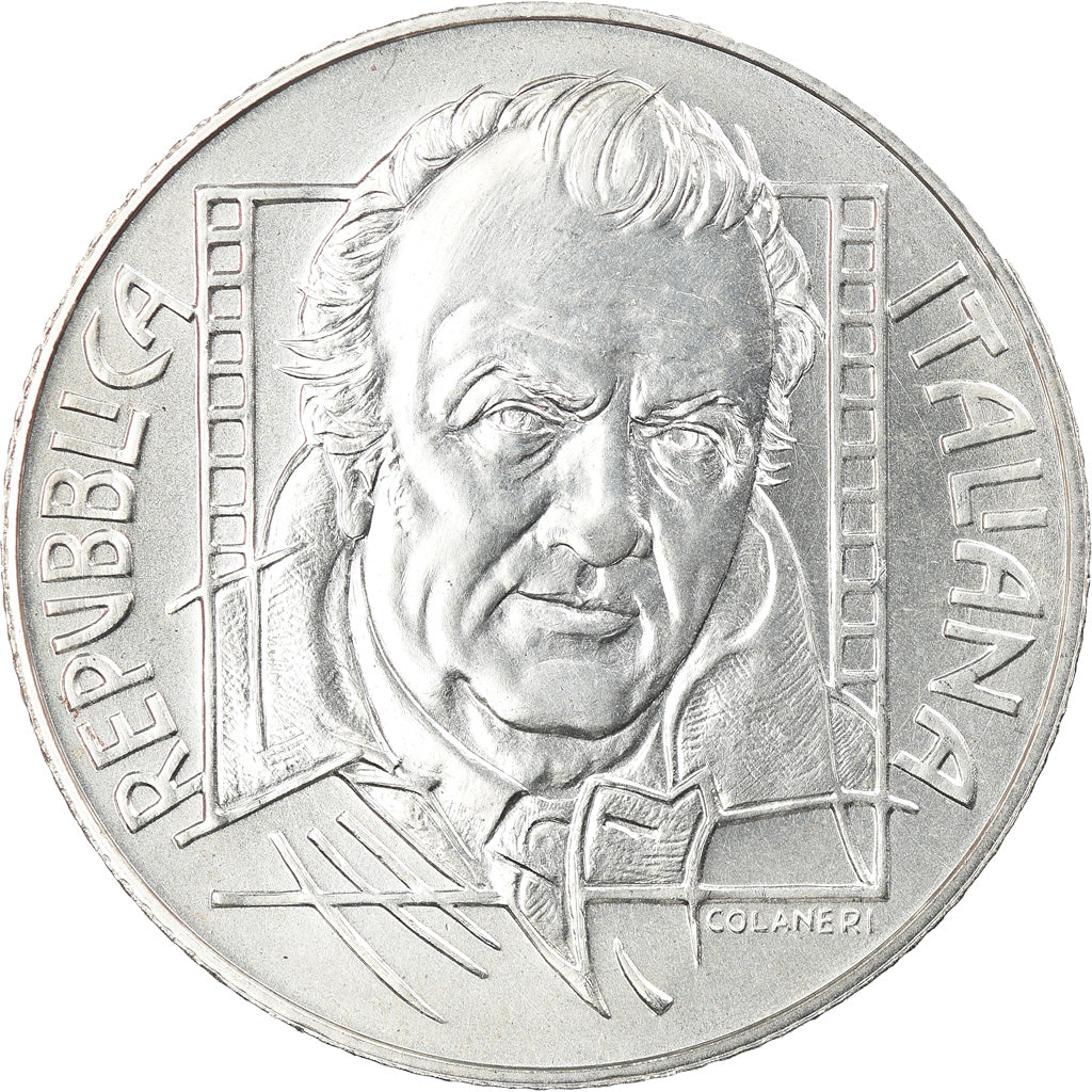 Italie, 5 Euro, Federico Fellini, 2005, Rome, FDC, Argent, KM:255