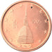 Włochy, 2 Euro Cent, 2005, Rome, MS(64), Miedź platerowana stalą, KM:211