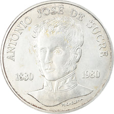 Moneda, Venezuela, 75 Bolivares, 1980, British Royal Mint, EBC, Plata, KM:55