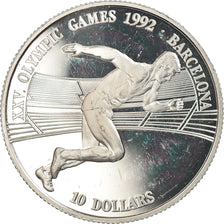 Coin, Cook Islands, Elizabeth II, 10 Dollars, 1990, AU(55-58), Silver, KM:79