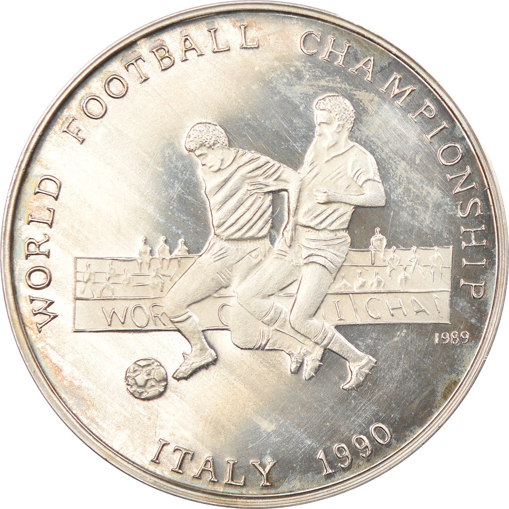 Coin, Afghanistan, 500 Afghanis, 1989, MS(60-62), Silver, KM:1011