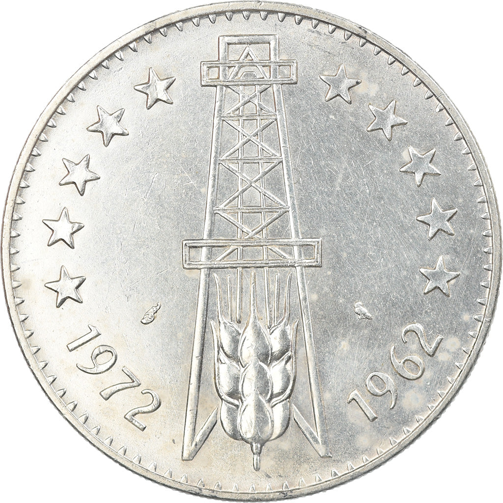 Coin, Algeria, 5 Dinars, 1972, Paris, AU(55-58), Silver, KM:105