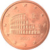 Italy, 5 Euro Cent, 2003, Rome, MS(65-70), Copper Plated Steel, KM:212