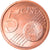Italia, 5 Euro Cent, 2004, Rome, FDC, Cobre chapado en acero, KM:212