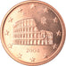 Italy, 5 Euro Cent, 2004, Rome, MS(65-70), Copper Plated Steel, KM:212