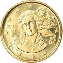 Italië, 10 Euro Cent, 2004, Rome, FDC, Tin, KM:213